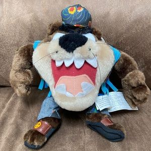 Tazmanian devil stuffed animal; Warner Brothers; Looney Tunes